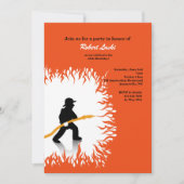 Fireman Invitation Kaart (Voorkant)