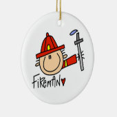 Fireman Keramisch Ornament (Rechts)