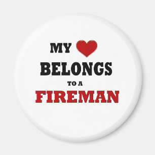 Fireman Love Magneet