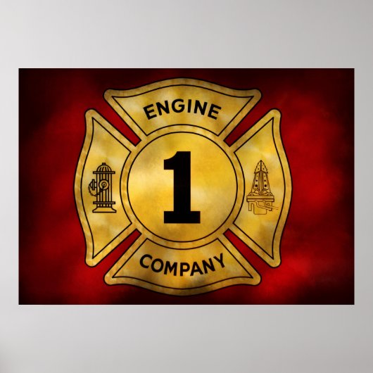 Fireman - Motor Company 1 Poster (Voorkant)