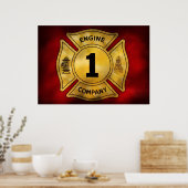 Fireman - Motor Company 1 Poster (Keuken)