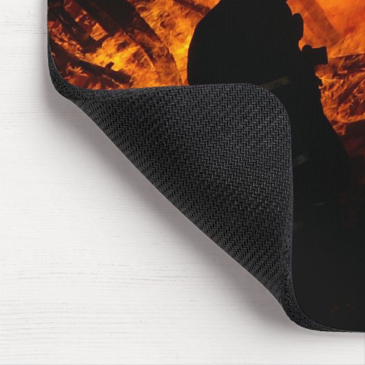 Fireman Mousepad Muismat (Hoek)