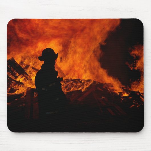 Fireman Mousepad Muismat (Voorkant)