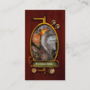 Fireman - New York NY - Show me een bord 1916 Visitekaartje