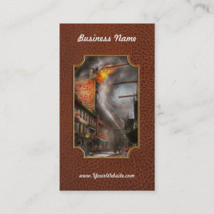 Fireman - New York NY - Show me een bord 1916 Visitekaartje