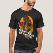 Fireman Part Time Model  Firefighter Humor Fire Ch T-shirt (Voorkant)