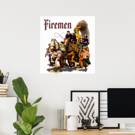 Fireman Poster (Thuiskantoor)