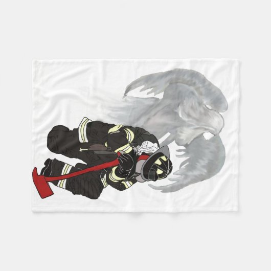 Fireman Prayers Fleece Deken (Voorkant (Horizontaal))