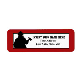 Fireman Return Address Label