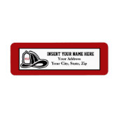 Fireman Return Address Label (Voorkant)