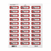Fireman Return Address Label (Full Sheet)