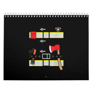 Fireman Uniform Firefighter Costume Halloween DIY Kalender