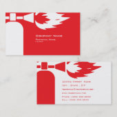 Fireman Visitekaartje (Voorkant / Achterkant)