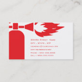 Fireman Visitekaartje (Achterkant)