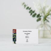 Fireman Visitekaartje (Staand voorkant)