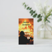 Fireman visitekaartjes (Staand voorkant)