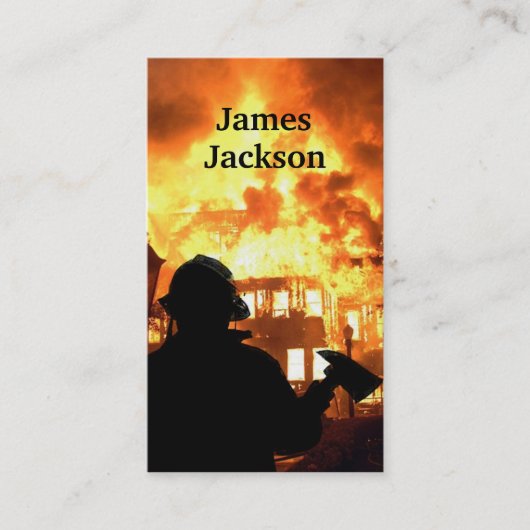 Fireman visitekaartjes (Voorkant)