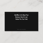 Fireman Visitekaartjes (Achterkant)