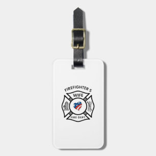 Fireman Wives USA Bagagelabel