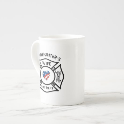 Fireman Wives USA Porselein Kop (Links)