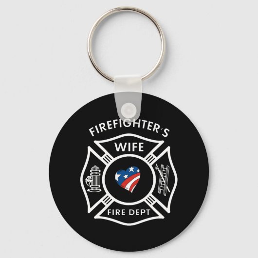 Fireman Wives USA Sleutelhanger (Voorkant)