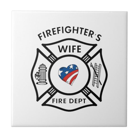 Fireman Wives USA Tegeltje (Voorkant)