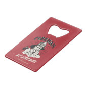 Fireman: You Should See My Other Hose Creditkaart Flessenopener (Achterkant Gekanteld)