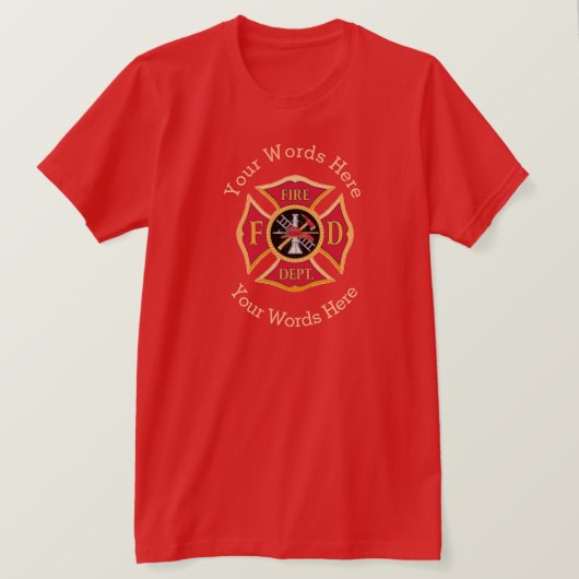 Firemans Cross- Shirten T-shirt (Design voorkant)