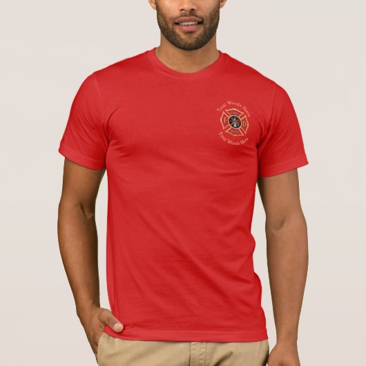 Firemans Cross- Shirten T-shirt (Voorkant)