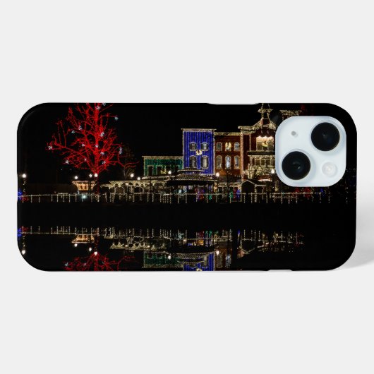Firemans die kerstmis aan het landen zijn Case-Mate iPhone case (Achterkant (horizontaal))