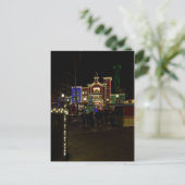 Firemans die kerstmis aan het landen zijn feestdagenkaart (Staand voorkant)