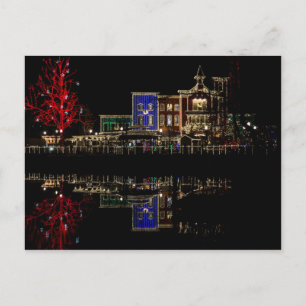 Firemans die kerstmis aan het landen zijn feestdagenkaart
