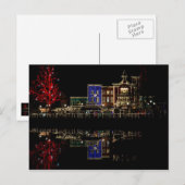 Firemans die kerstmis aan het landen zijn feestdagenkaart (Voorkant / Achterkant)