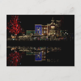 Firemans die kerstmis aan het landen zijn feestdagenkaart