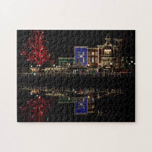Firemans die kerstmis aan het landen zijn legpuzzel (Horizontaal)