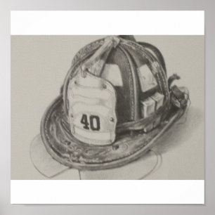 FIREMAN'S HELMAT POSTER