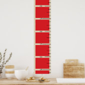 Fireman's Ladder Growth Chart Poster (Keuken)