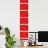 Fireman's Ladder Growth Chart Poster (Thuiskantoor)
