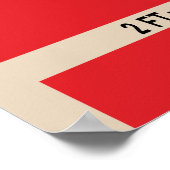 Fireman's Ladder Growth Chart Poster (Hoek)