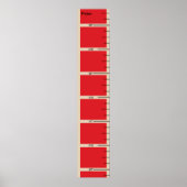 Fireman's Ladder Growth Chart Poster (Voorkant)