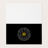 Firemans Prayer, brandweerman Motivatie Visitekaartje (Buitenkant ongevouwen)