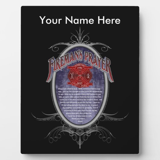 Firemans Prayer_ Fotoplaat (Voorkant)