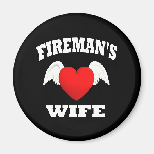 Firemans vrouw magneet (Voorkant)