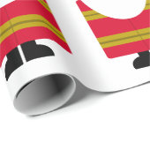 Firemen Santas Cadeaupapier (Rol Hoek)