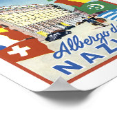 Firenze Albergo delle Nazioni w/o border Poster (Hoek)