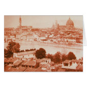FIRENZE - ANTIEK FLORENCE PANORAMIC UITZICHT 1859 (Voorkant Horizontaal)