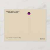 FIRENZE - ANTIEK FLORENCE PANORAMIC UITZICHT 1859 BRIEFKAART (Achterkant)