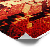 FIRENZE - ANTIEKE PANORAMISCHE UITZICHT FIrence 18 Poster (Hoek)