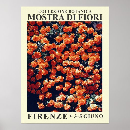 Firenze Bloemenshow Poster (Voorkant)