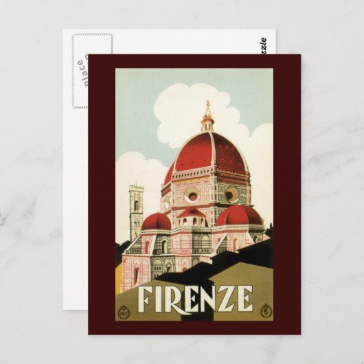 Firenze Briefkaart (Voorkant / Achterkant)